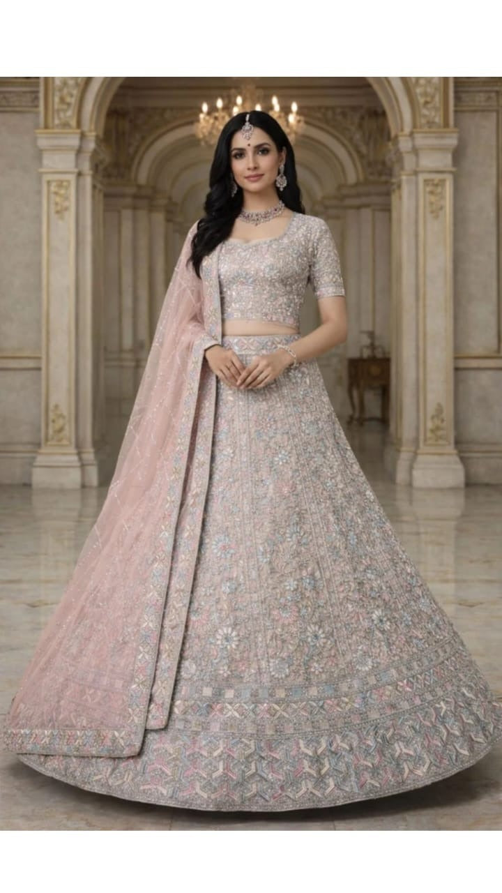 Pastel Mosaic Lehenga