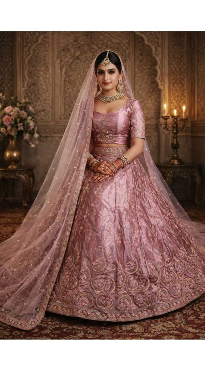Rose Gold Lehenga