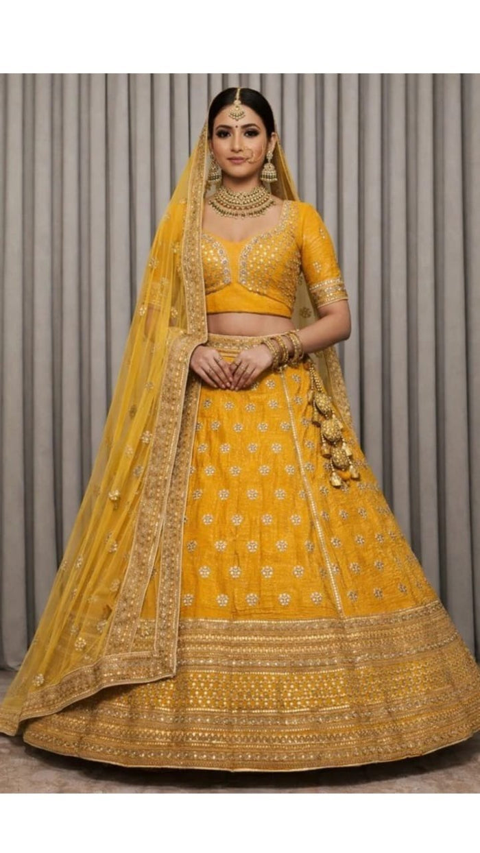 Sunlit Yellow Lehenga