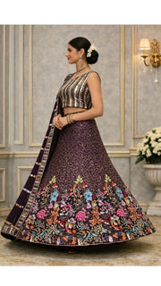 Maroon Bridal Lehenga