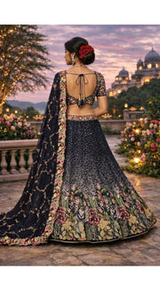 Royal Blue Lehenga