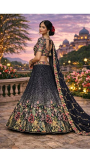 Royal Blue Lehenga