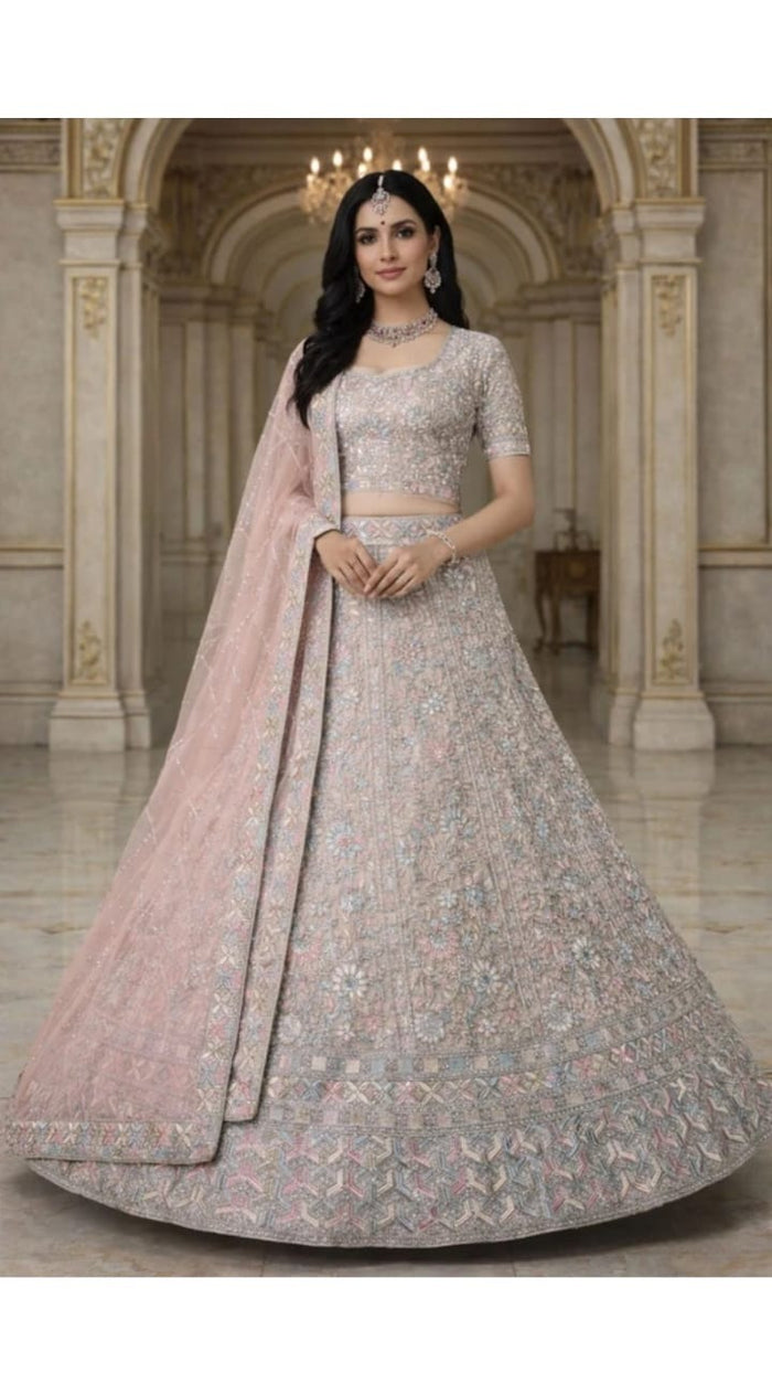 Pastel Mosaic Lehenga