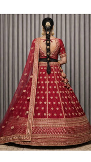Scarlet Zari Lehenga