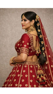 Scarlet Zari Lehenga