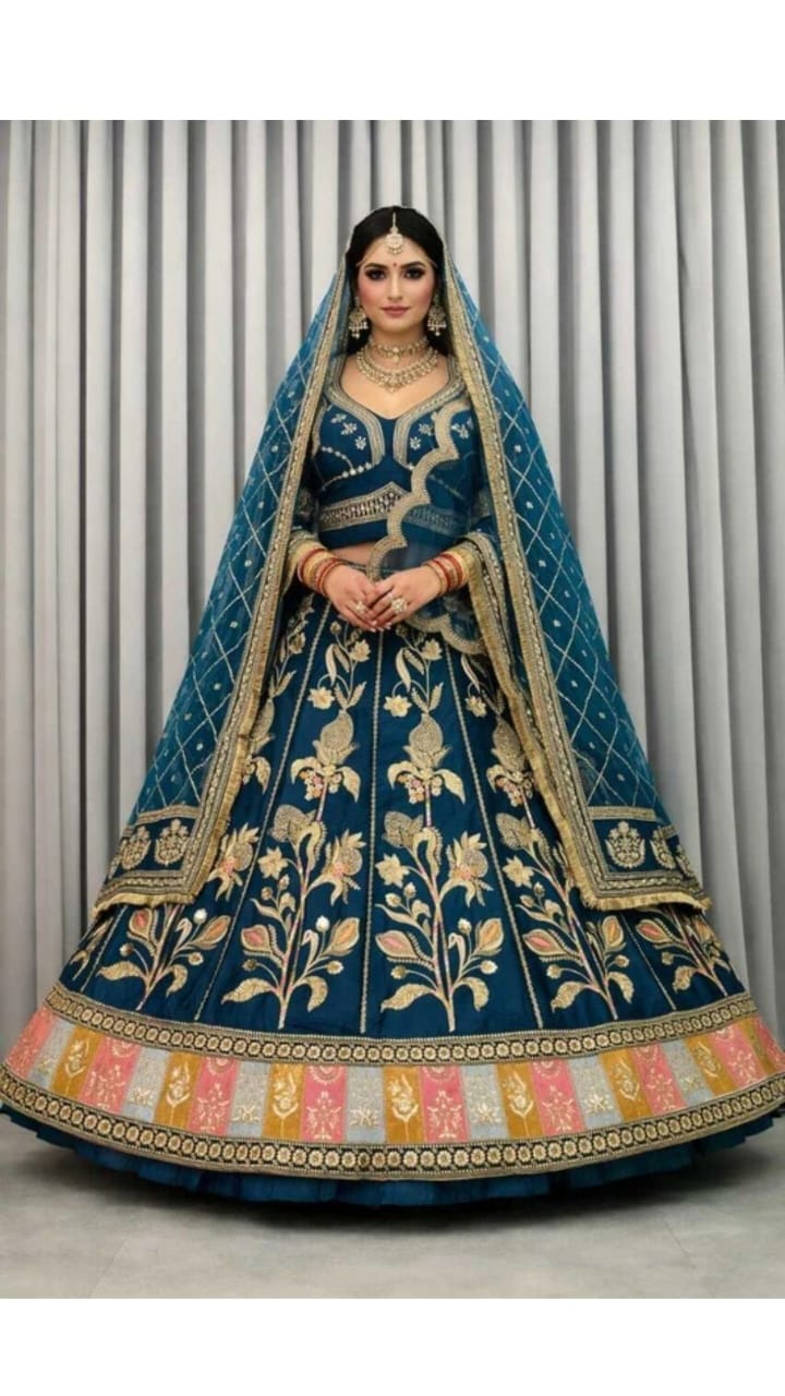 Midnight Blue Lehenga