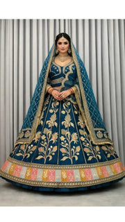 Midnight Blue Lehenga