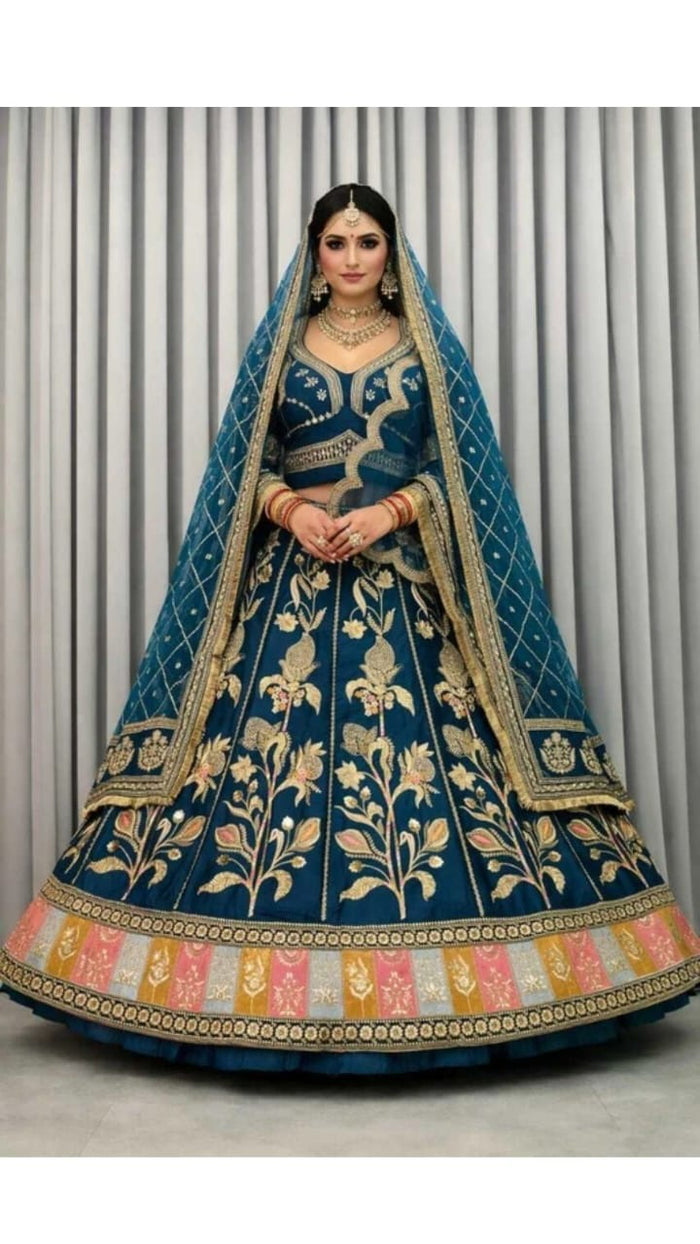 Midnight Blue Lehenga