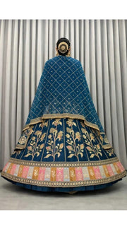 Midnight Blue Lehenga