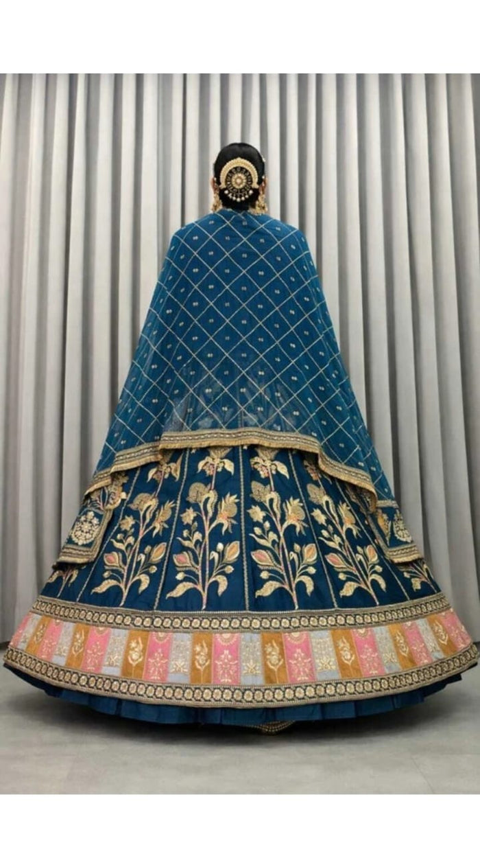 Midnight Blue Lehenga