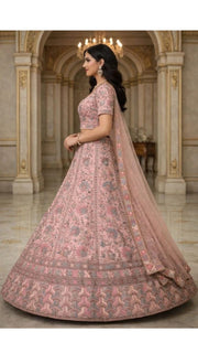 Blush Embroidered Lehenga