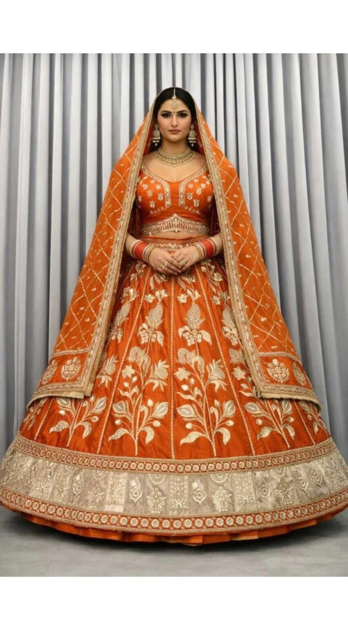 Saffron Festive Lehenga