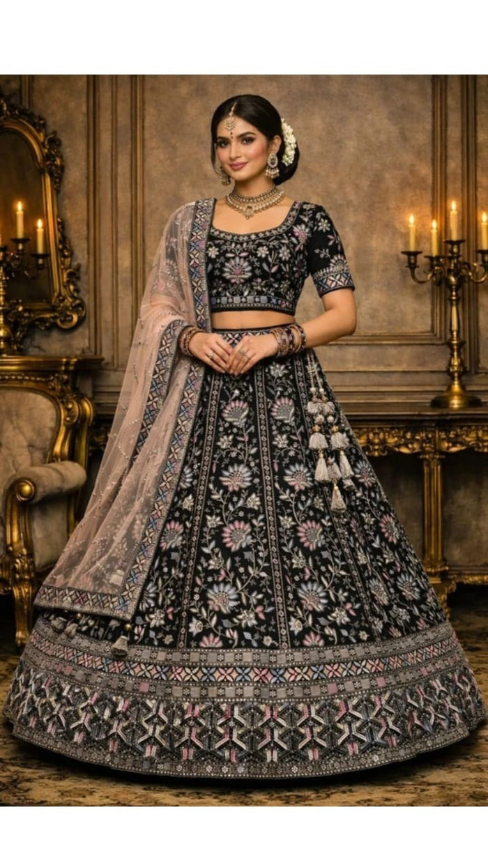 Heritage Multicolor Lehenga