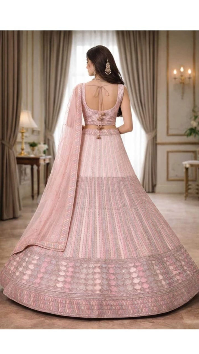 Rose Pink Lehenga