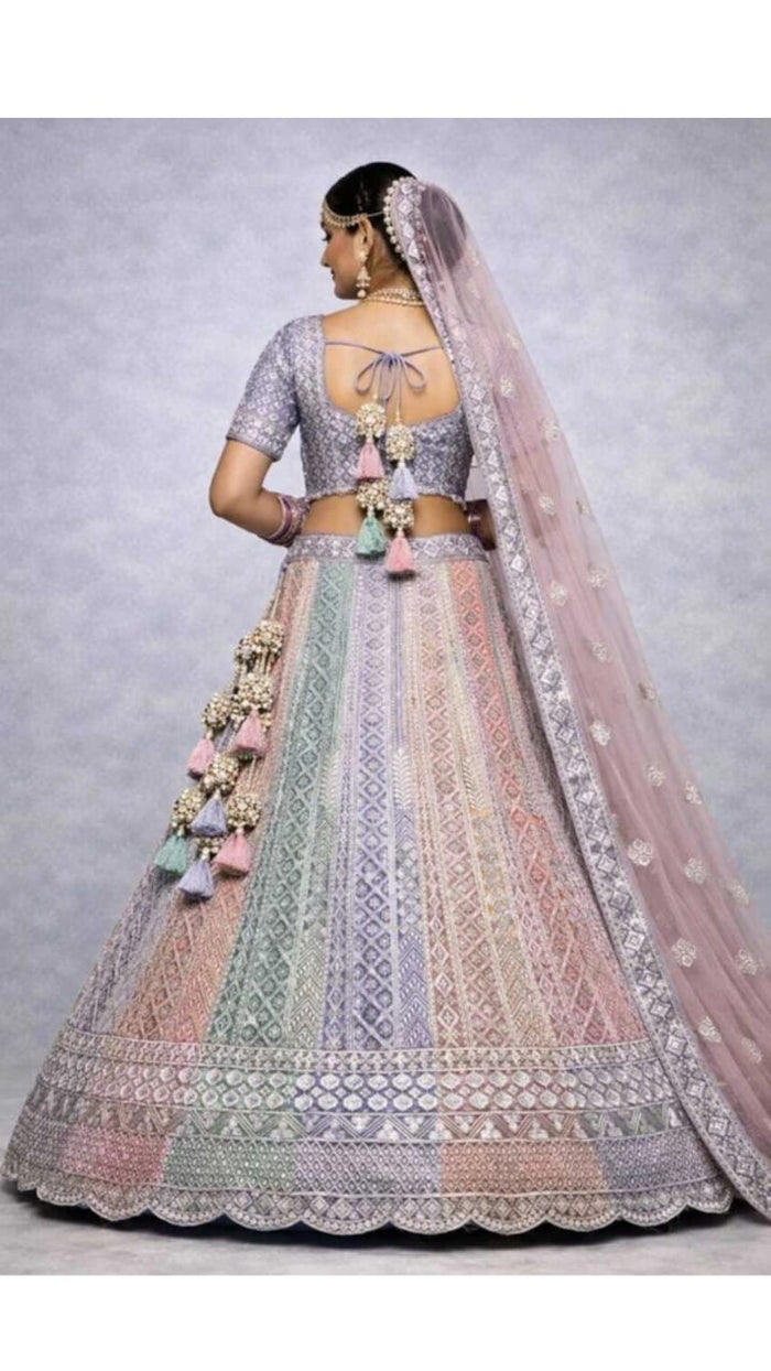 Pastel Rainbow Lehenga