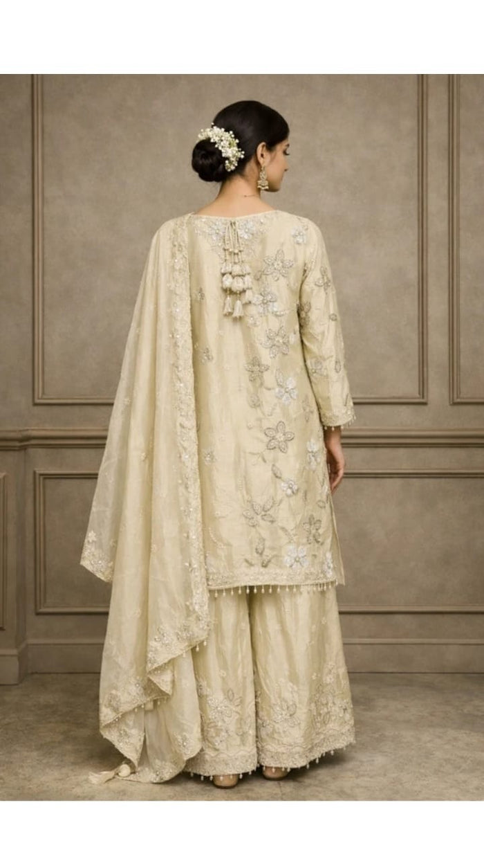 Ivory Gold Lehenga
