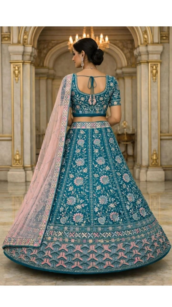 Sage Green Lehenga