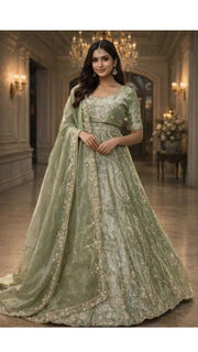 Mint Green Lehenga