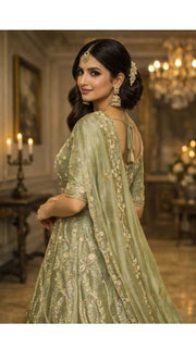 Mint Green Lehenga