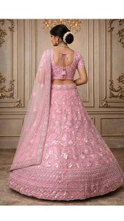 Pink Sequin Lehenga