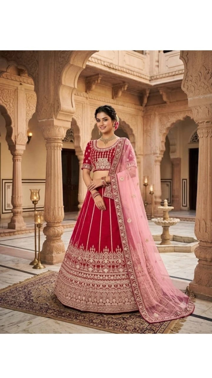 Dusty Rose Lehenga