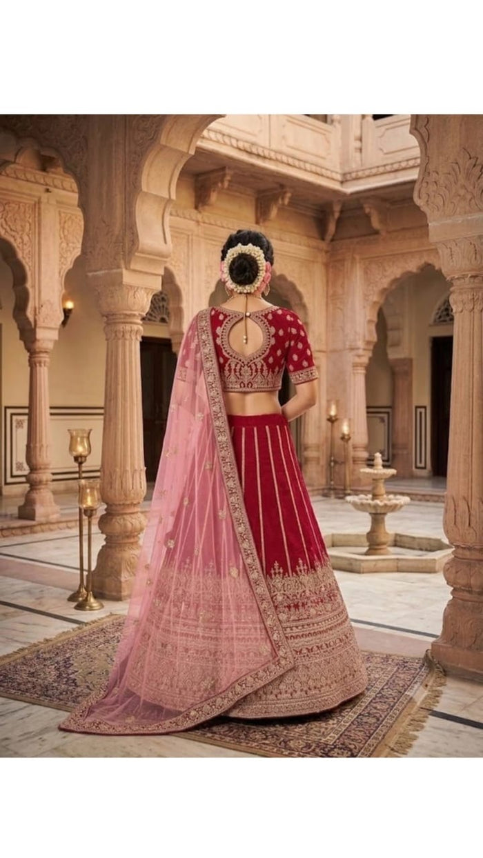 Dusty Rose Lehenga