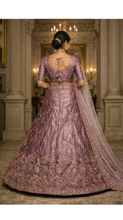 Violet Zari Lehenga