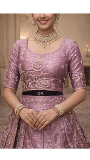 Violet Zari Lehenga