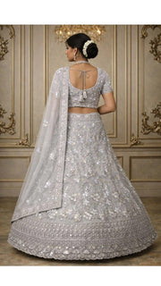 Steel Grey Lehenga